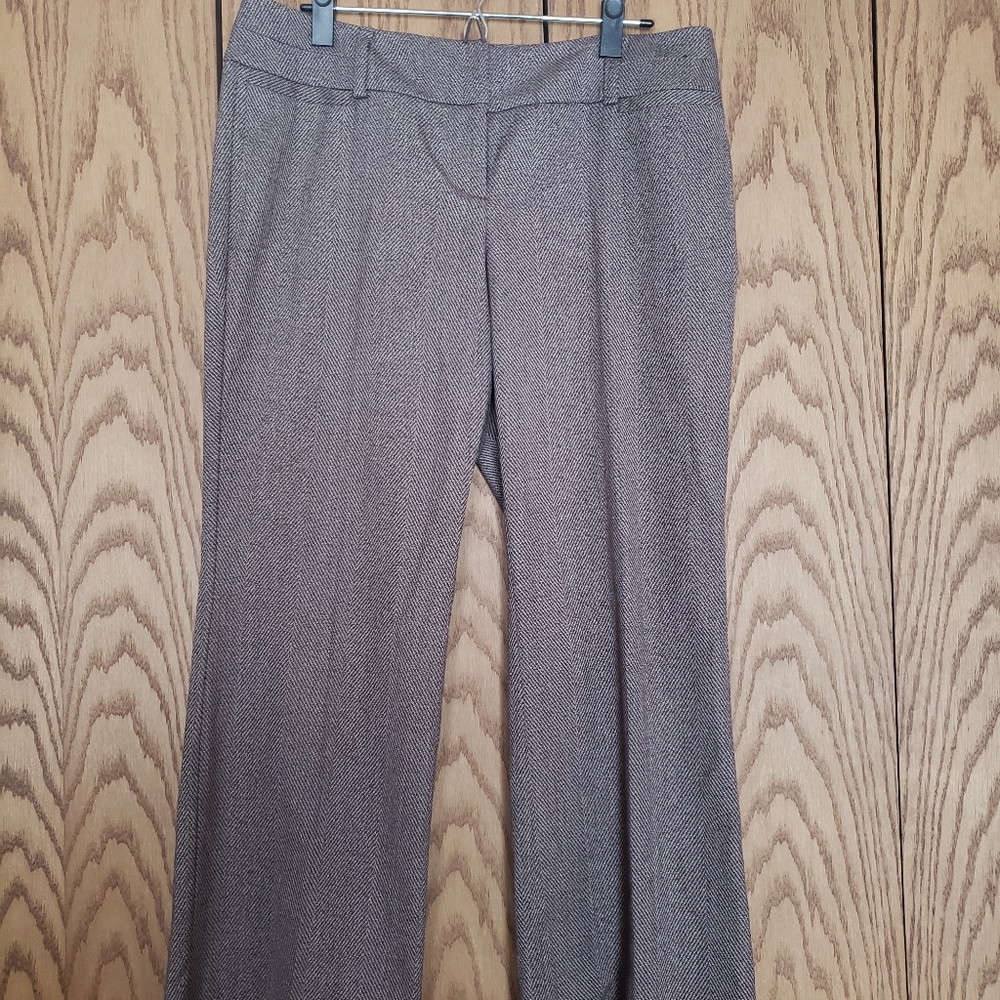 Brown Tweed Herringbone Trousers